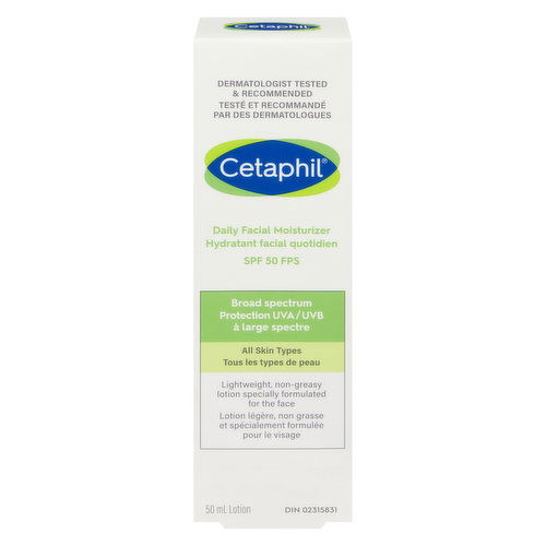 Cetaphil - Daily Facial Moisturizer SPF 50