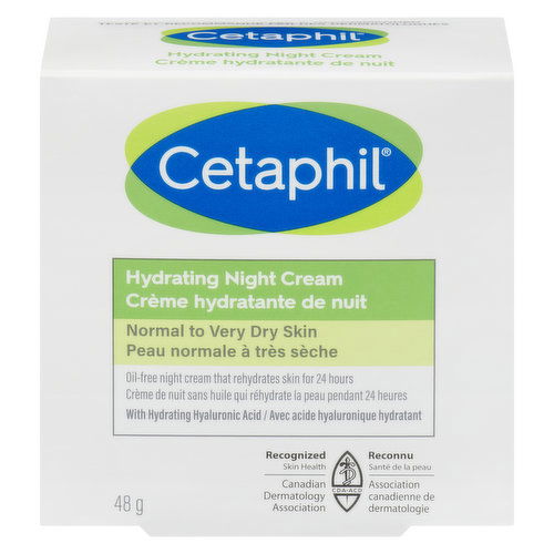 Cetaphil - Face Hydrating Night Cream - Normal To Dry Skin