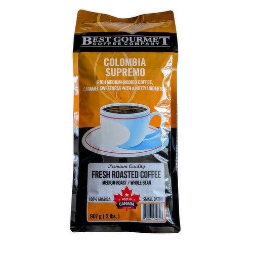 Best Gourmet - Colombia Supremo Whole Bean Coffee
