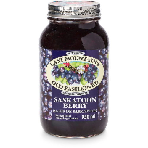 Last Mountain's - Old Fashioned  Jam Spread - Saskatoon Berry