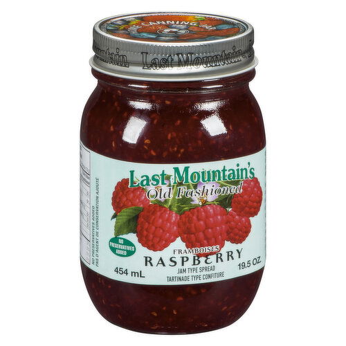 Last Mountain's - Old Fashioned Jam Spread - Raspberry
