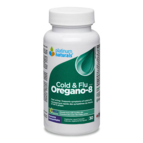 Platinum Naturals - Oregano 8 Cold & Flu