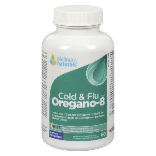 Platinum Naturals - Oregano 8 Cold & Flu