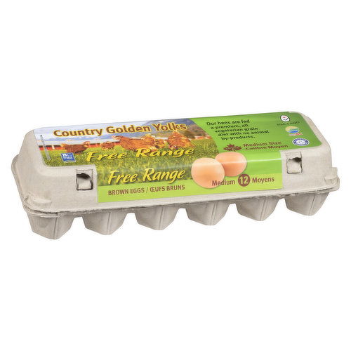 Golden Valley - Country Golden Yolks Free Range Medium Brown Eggs