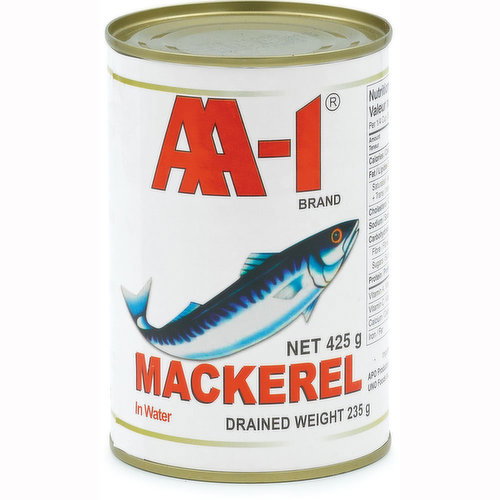 AA-1 - Mackerel In Water (Oil)