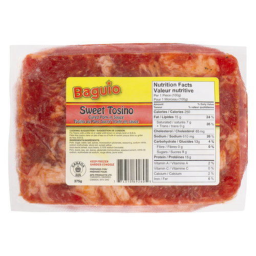 Baguio - Sweet Tosino - Cured Pork in Sauce