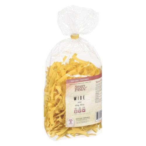 Natures Pasta - Traditional - Wide Fettuccine