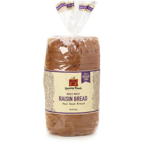 Uprising Bread - Bread Whole Wheat Raisin