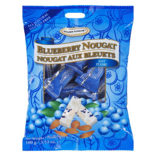 GOLDEN BONBON - Soft Almond Nougat Blueberry