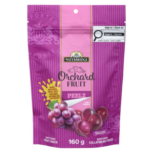 Waterbridge - Orchard Fruit Peelz, Grape