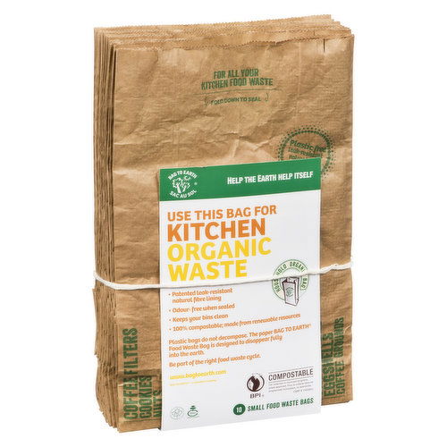 Bag To Earth - Food Compost Waste Bags - Small