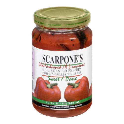 Scarpone's - Fire Roasted Red Sweet Peppers