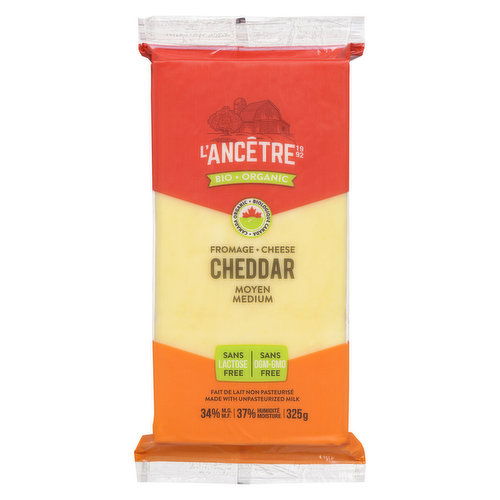 L'Ancetre - Cheddar Cheese Medium Organic