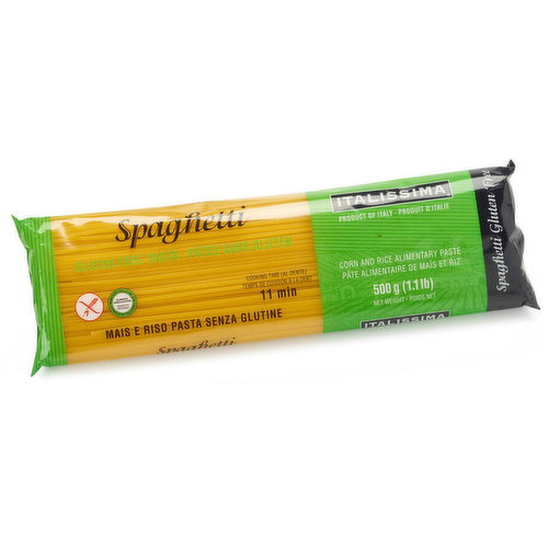 Italissima - Spaghetti - Gluten Free