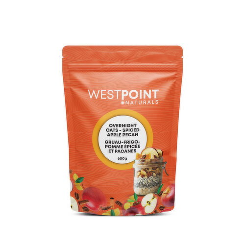 West Point Naturals - Organic Overnight Oats, Apple Pecan
