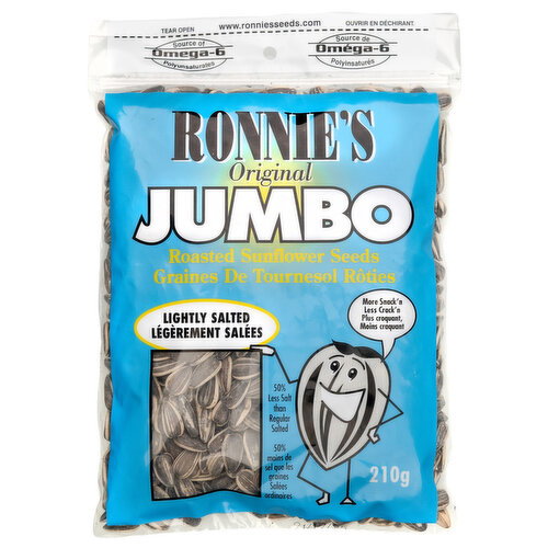 Ronnie's Original Jumbo - Sunflower Seeds Light Salt
