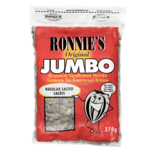 Ronnie's - Jumbo Roasted Sunflower Seeds, Salted