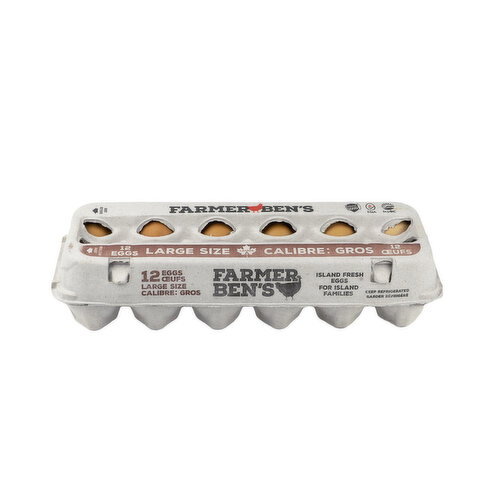 Farmer Ben's - Eggs Large Brown