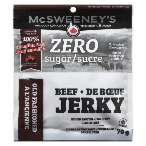 Mcsweeneys - Zero Sugar Old Fashioned Beef Jerky