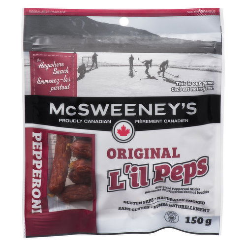 MCSWEENEYS - L'il Peps Bite Size Pepperoni Sticks - Original