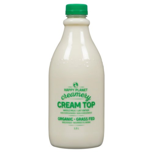 Happy Planet - Milk Cream Top Whole Non Homogenized Organic