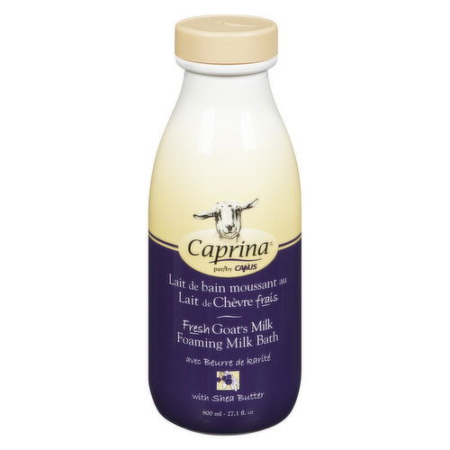 Caprina - Fresh Goat's Milk Foaming Milk Bath w/Shea Butter