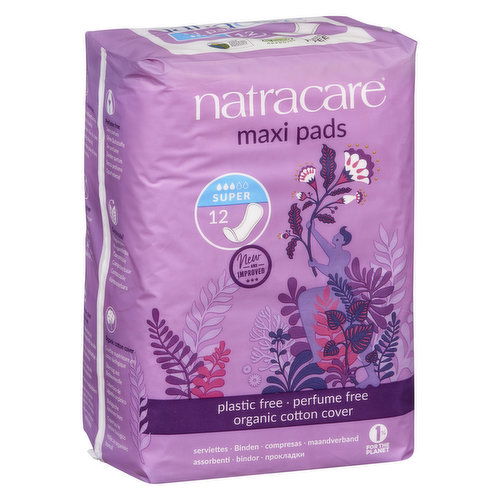 Natracare - NATRACARE ORG PADS SUPER