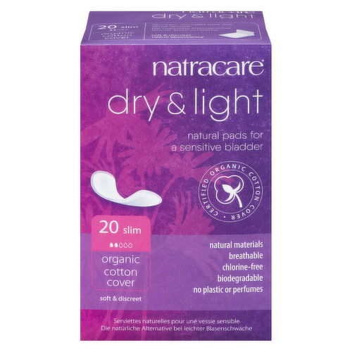 Natracare - Pads Dry & Light Incontinence Slim