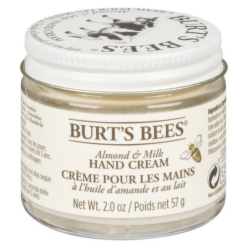 Burt's Bees - Beeswax Hand Cream - Almond Milk