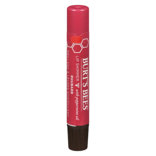 BURT'S BEES - Lip Shimmer - Rhubarb