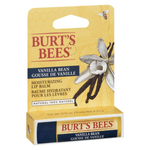 Burt's Bees - Moisturizing Lip Balm, Vanilla Bean