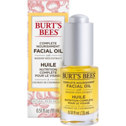 Burt's Bees - Complete Nourishment Facial Oil w/ Rosehip Extract