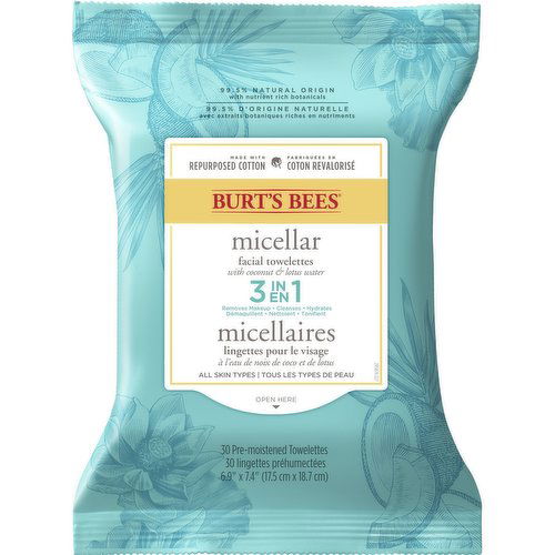 Burts Bees - Micellar Facial Towelette