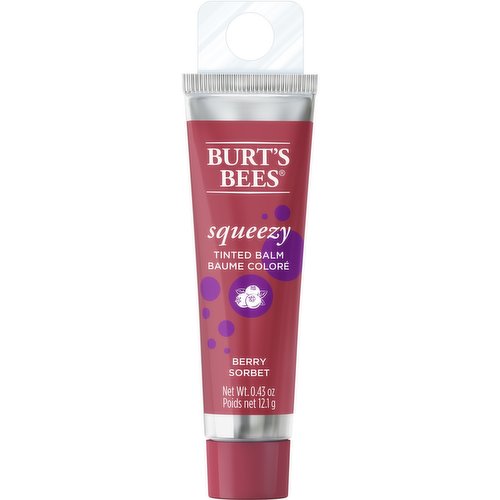 BURT'S BEES - Sqzy Tntd Lip Blm Berry Srby