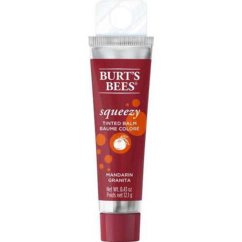 BURT'S BEES - Sqzy Tntd Lip Blm Mandarin Gr
