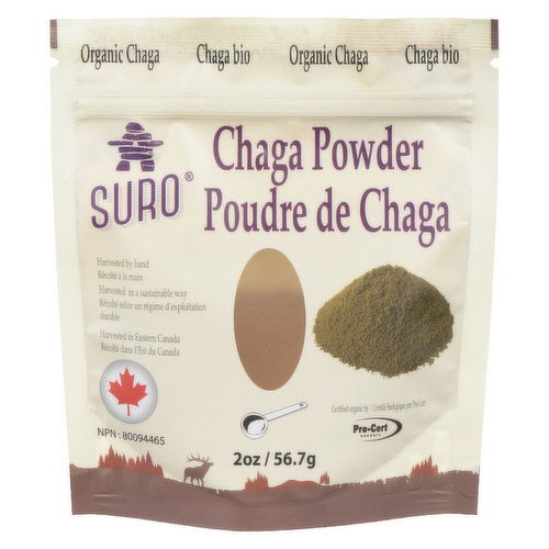 Suro - Mushroom Chaga Powder Canadian