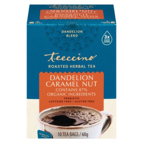 Teeccino - Herbal Tea Dandelion Caramel Nut Organic