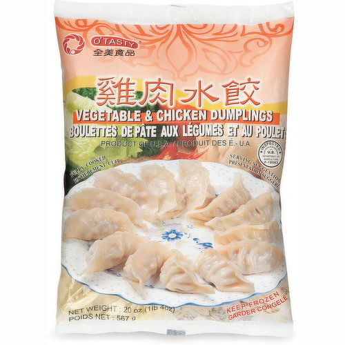 O'TASTY - Vegetable & Chicken Dumplings