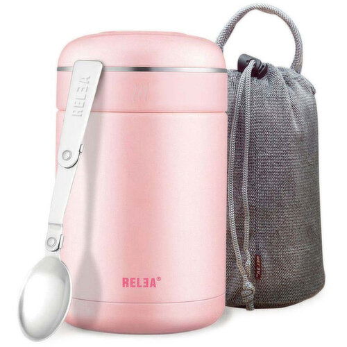 Relea - Vacuum Insulated Food Jar Pink