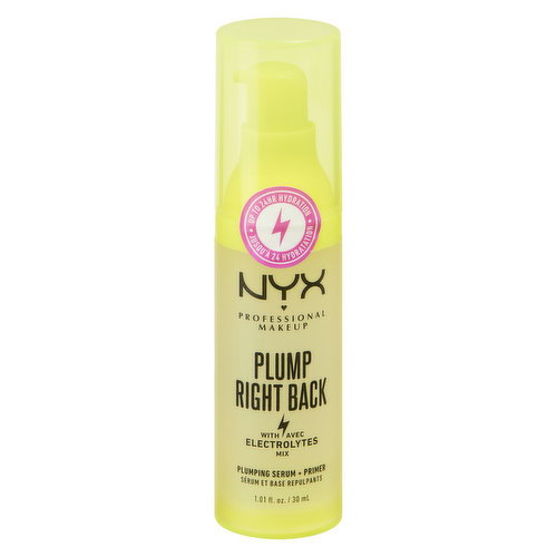 NYX - Plumping Serum + Primer, Plump Right Back with Electrolytes