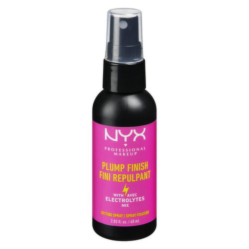 NYX - Setting Spray, Plump Finish with Electrolytes Mix