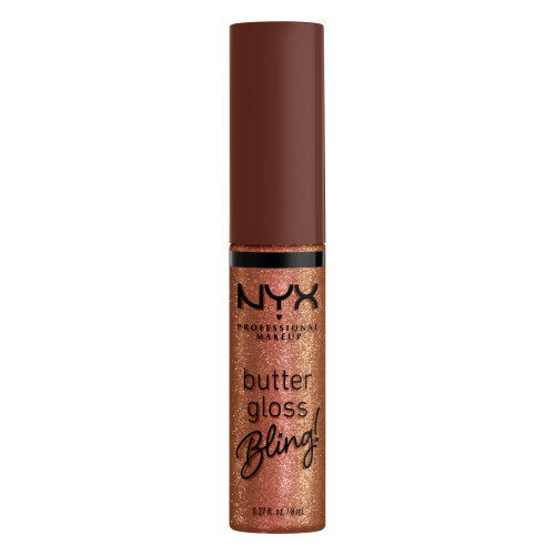 NYX - Hustla Sparkly Dark Brown Lip Gloss
