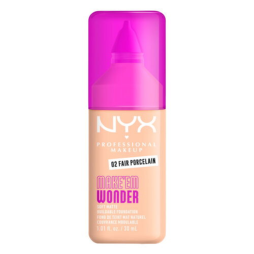 NYX - Make 'Em Wonder Foundation - Fair Porcelain