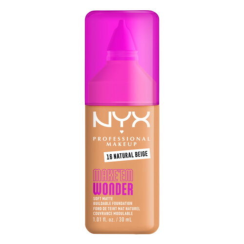 NYX - Make 'Em Wonder Foundation - Natural Beige