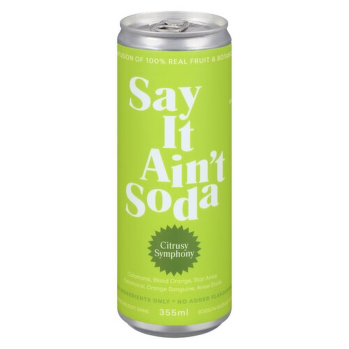 Say It Ain't Soda - Citrus Symphony