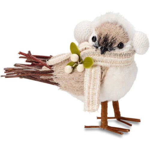 5.1In - Bird with Earmuff Decor