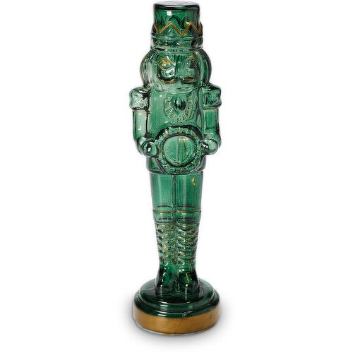 LED - Glass Green Nutcracker 10.6In
