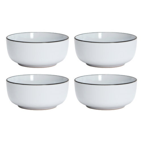 CENA Collection - Set of 4 Cereal Bowl White