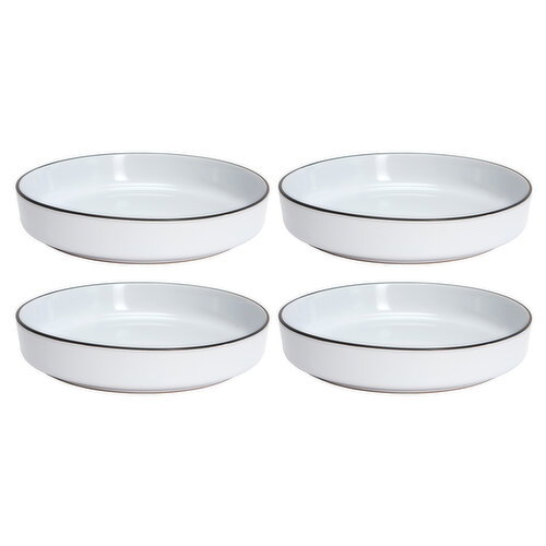 CENA Collection - Set of 4 Dinner Bowls White