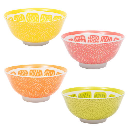 BOUTIQUE - Set of 4 Citrus Bowls